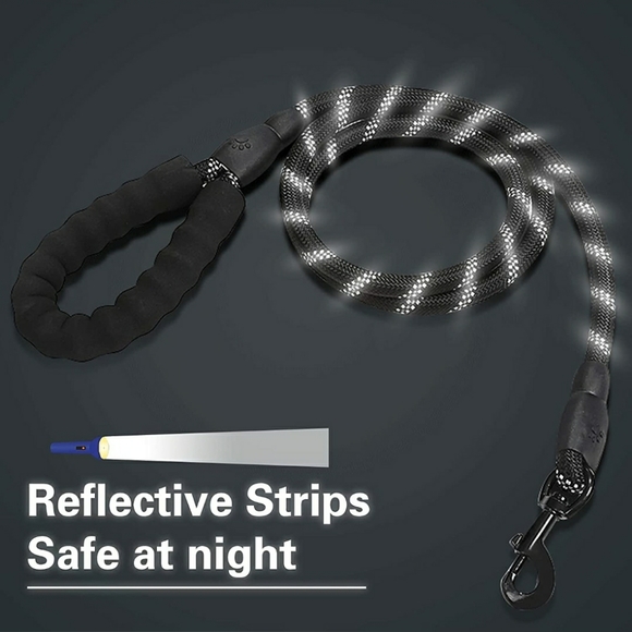 Dog Leash 2 Packs with Padded Handle, Durable Reflective Leash Poop Bag Bowl - Picture 4 of 9